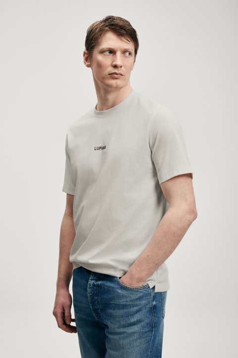 Marcus Modern Graphic T-Shirt Stone - LUFIAN