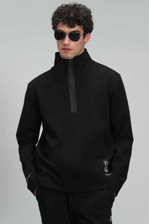 Mark Male Sweatshirt Black - Lufian