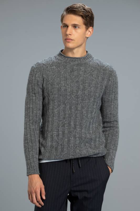 Marta Mens Sweater Grey - 1