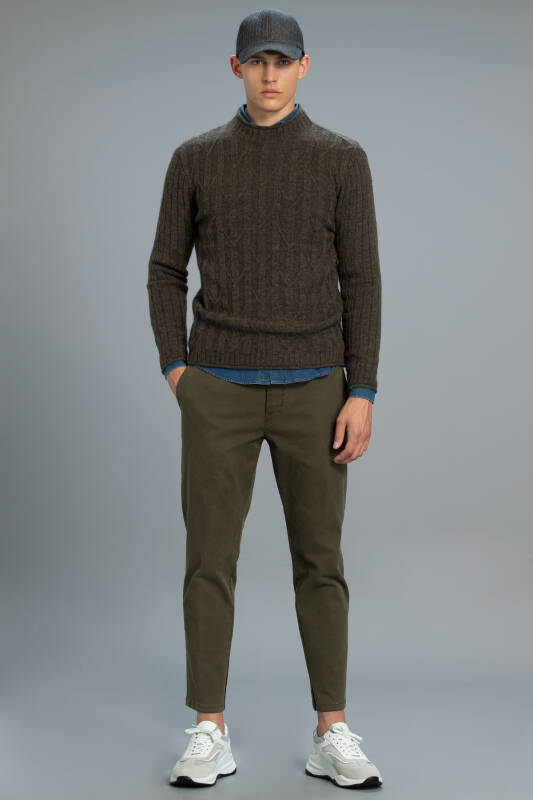 Marta Mens Sweater Olıve - 1