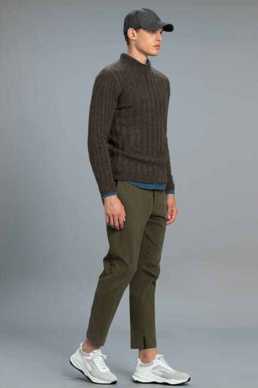 Marta Mens Sweater Olıve - 2