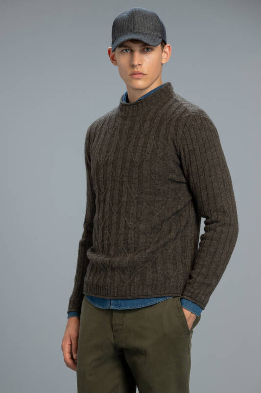 Marta Mens Sweater Olıve - 3