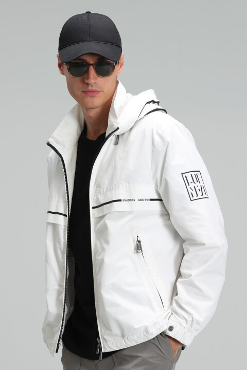 Martın Male Coat Off Whıte - Lufian