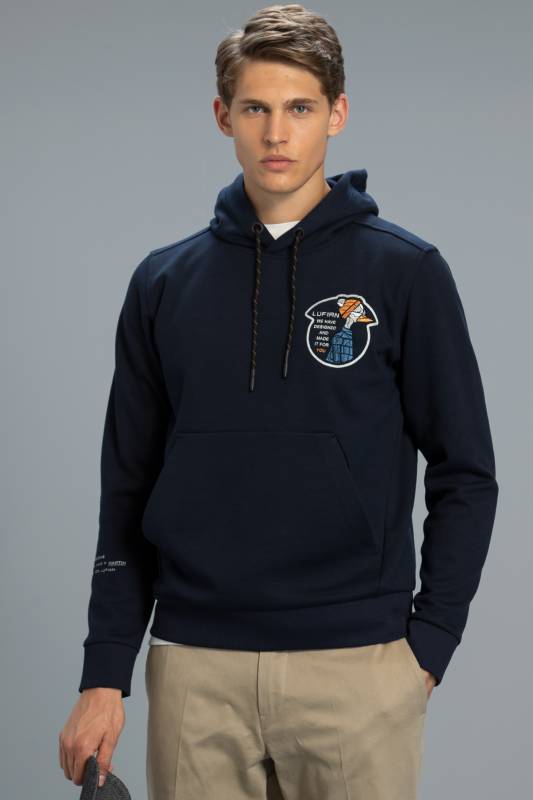 Martin Male Sweatshirt Navy - 1