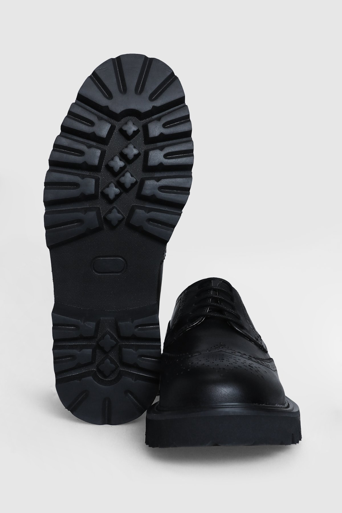 Mary Women's Leather Shoes Black - LUFIAN