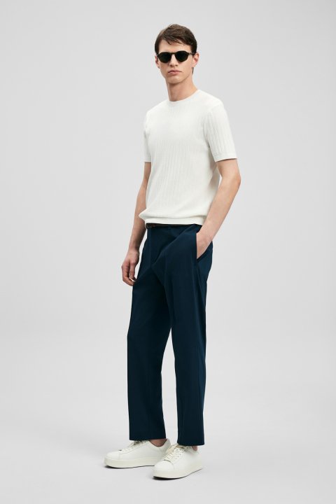Mateo Men's Coolmax® Sweater Off White - LUFIAN
