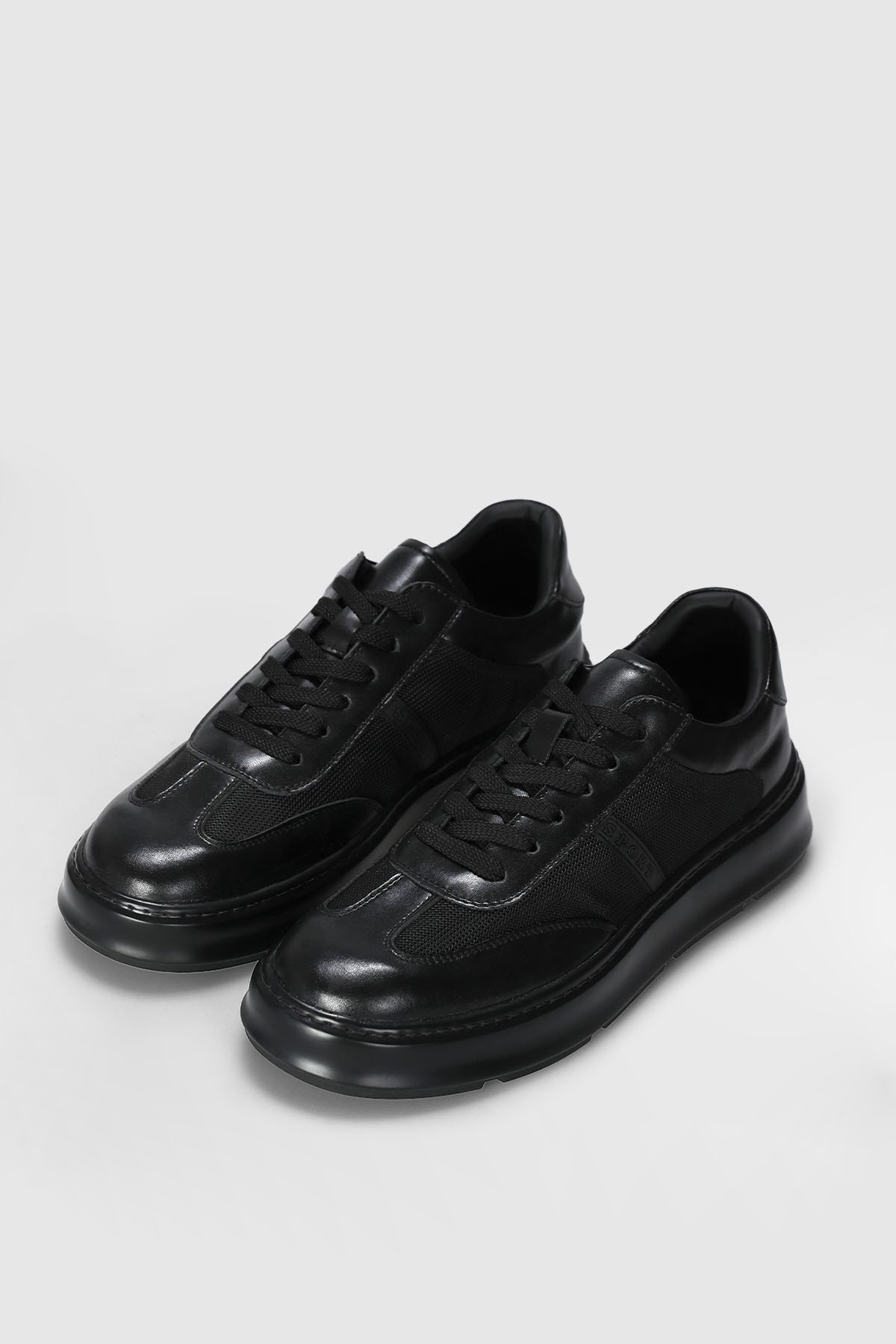 Max Men's Sneaker Shoes Black - LUFIAN