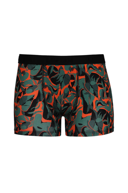 Mens Cotton Boxer Orange - 1