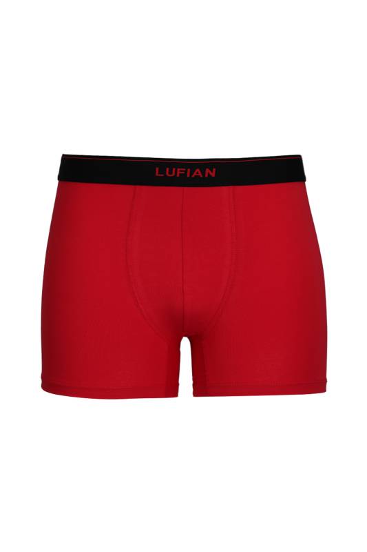 Mens Cotton Boxer Red - 1