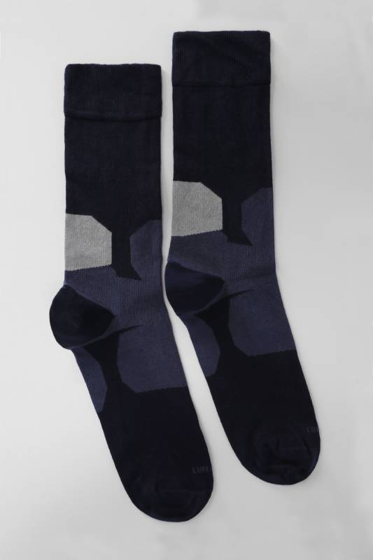 Mens Socks Navy - 1