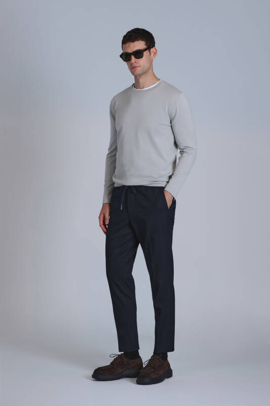 Mens Sweater Lıght Grey - 4