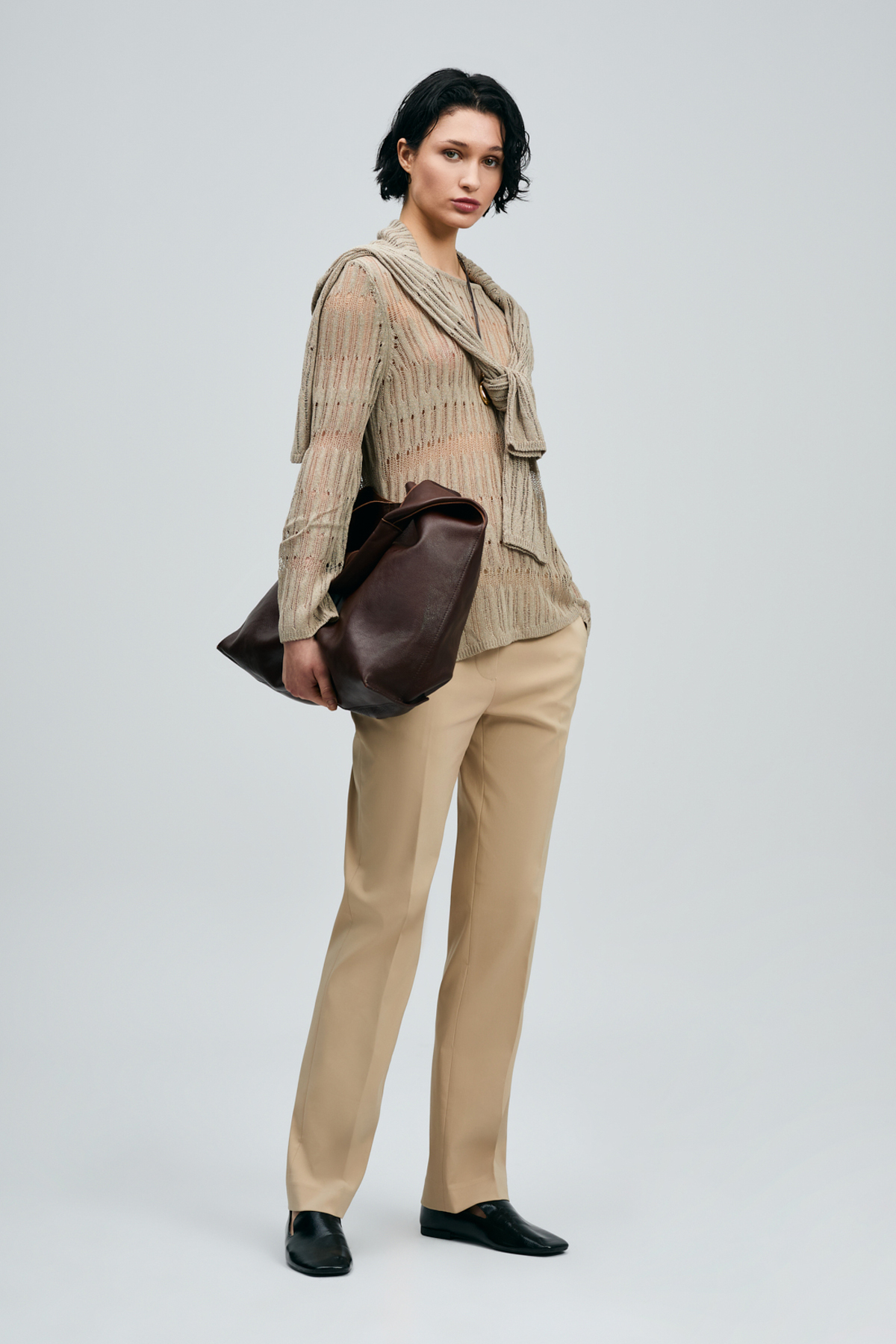 Mıra Women's Pants Beige - LUFIAN