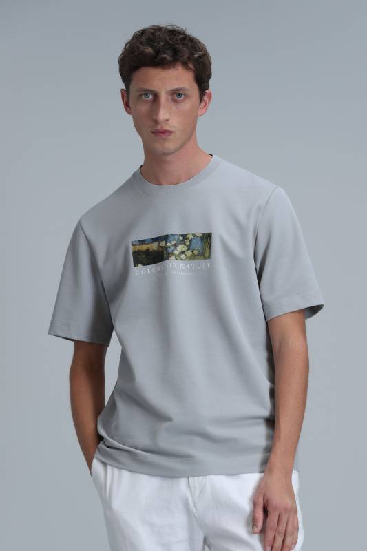 Modern Graphic T- Shirt Mınt - 5