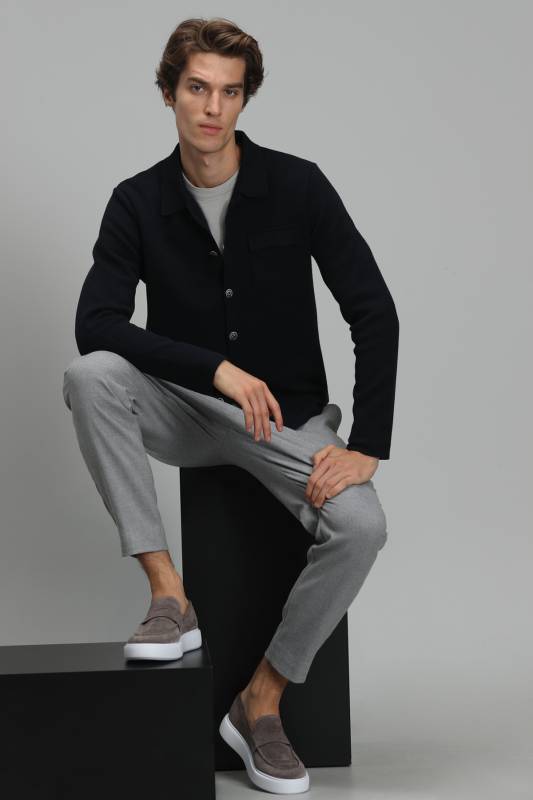 Morgan Male Cardigan Navy - 2