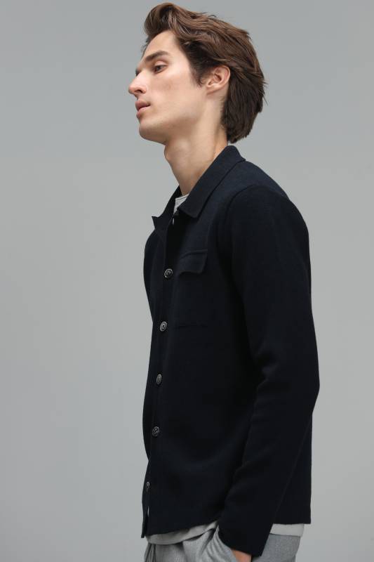 Morgan Male Cardigan Navy - 5