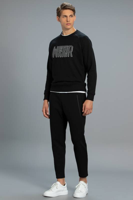 Mounth Male Sweatshirt Black - 2