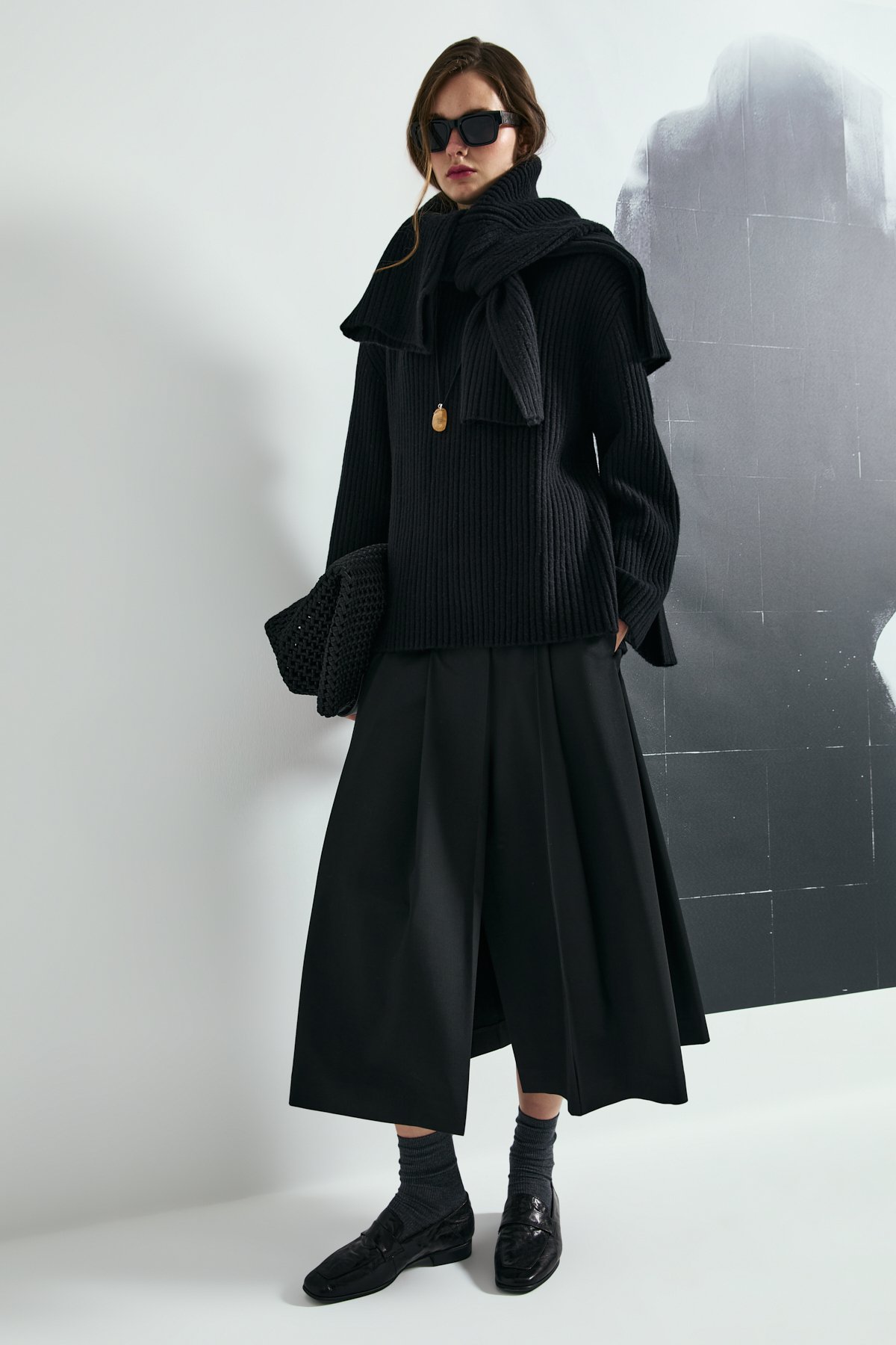 Nara Women's Skirt Black - LUFIAN