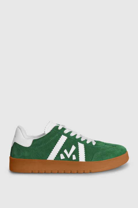 Nelson Men's Sneaker Shoes Green - LUFIAN