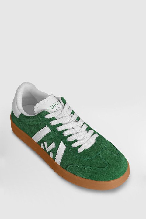 Nelson Men's Sneaker Shoes Green - LUFIAN