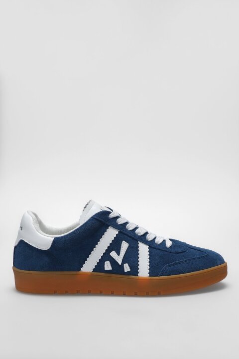 Nelson Men's Sneaker Shoes Navy Blue - LUFIAN (1)