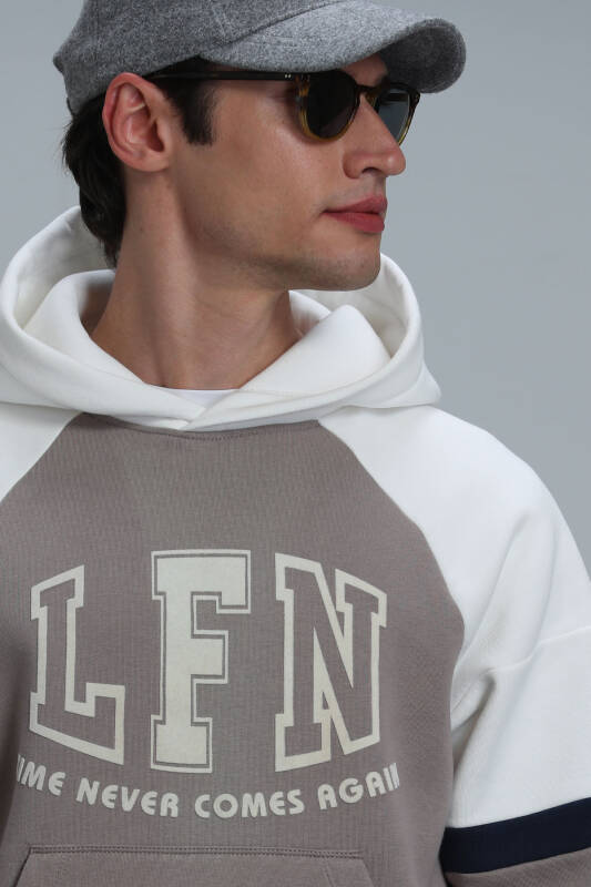 Never Male Sweatshirt Beıge - 3