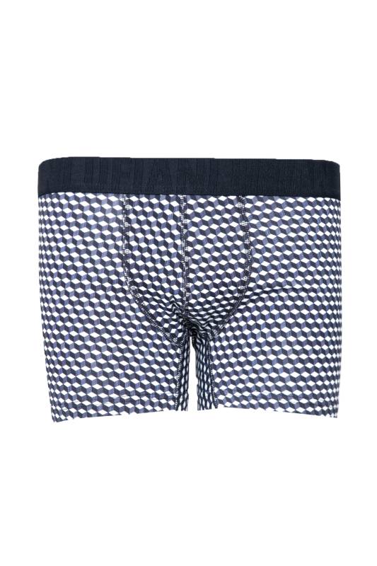 Nicola Mens Cotton Boxer Navy - 1