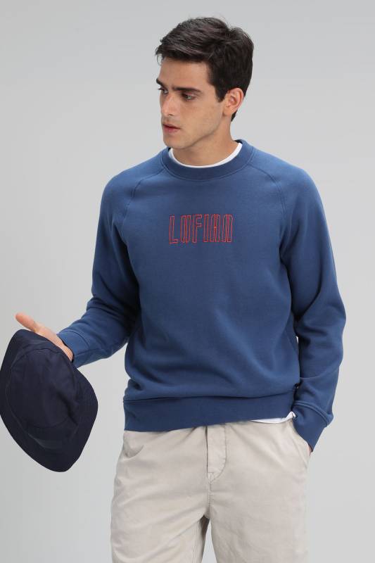 North Male Sweatshirt Lıght Navy - 1