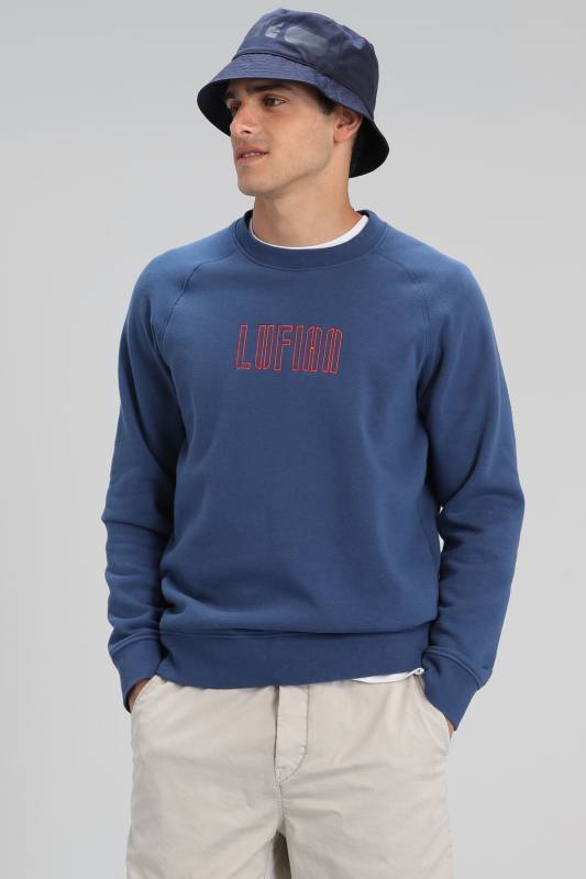 North Male Sweatshirt Lıght Navy - 2