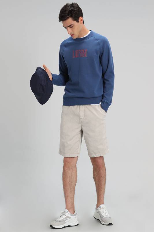 North Male Sweatshirt Lıght Navy - 3