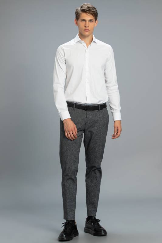 Notan Mens Smart Shirt Slım Fıt Whıte - 3