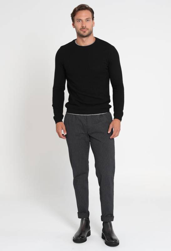 Nova Mens Sweater Black - 2