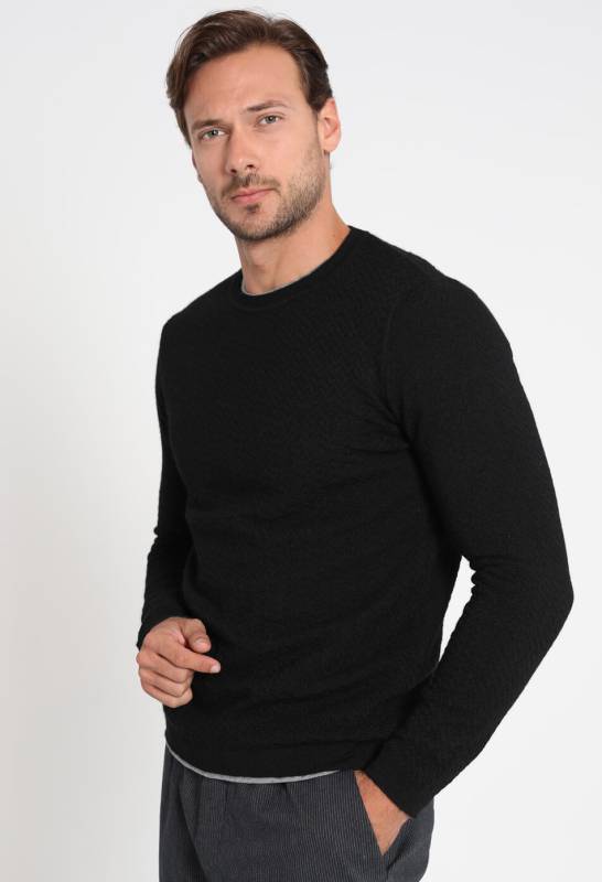 Nova Mens Sweater Black - 3