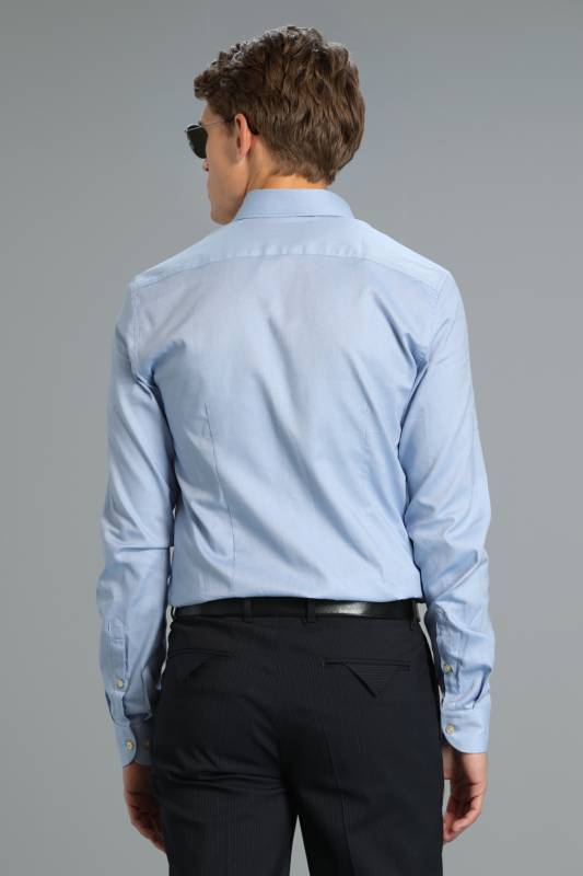 Nube Mens Smart Shirt Slım Fıt Blue - 3