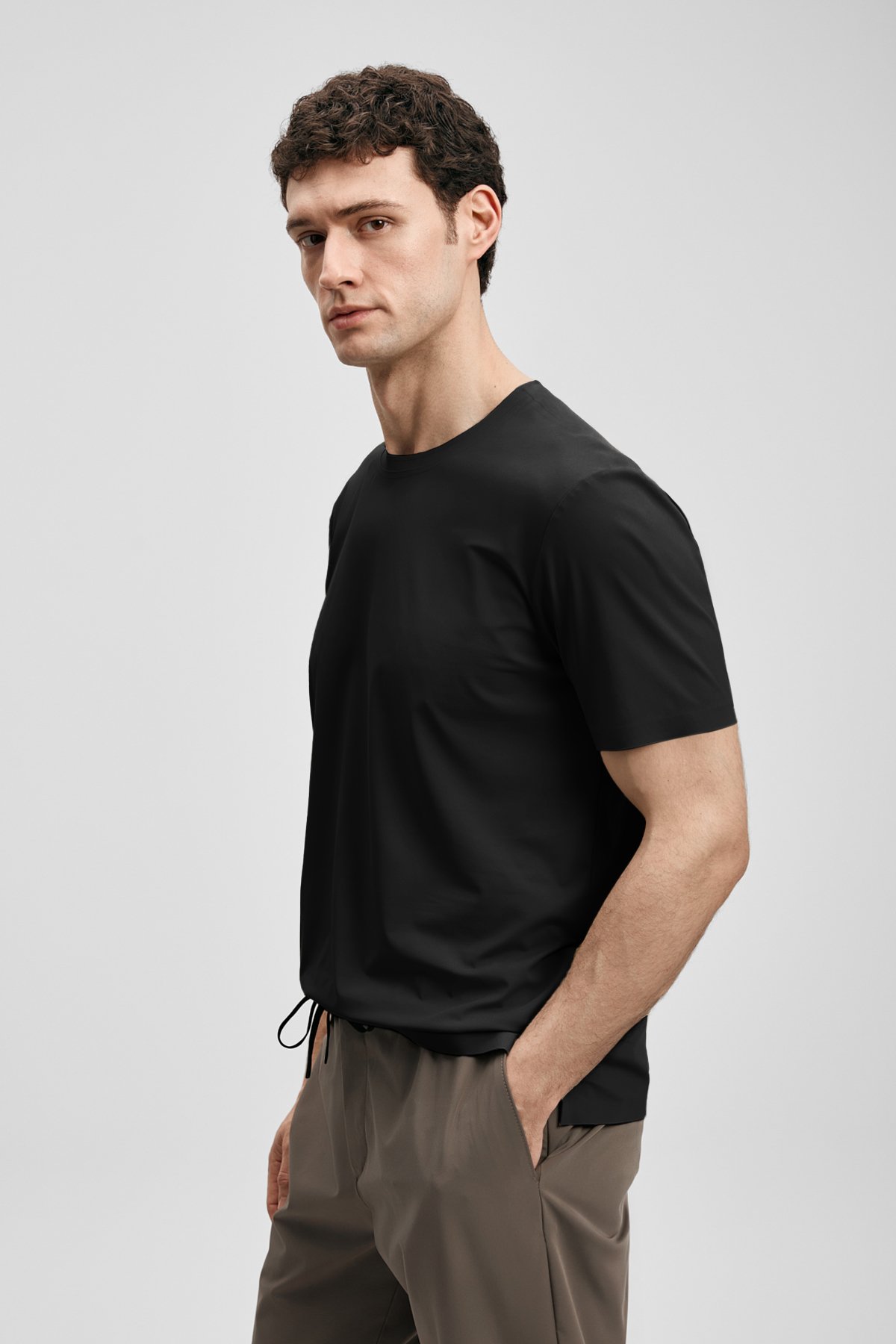 Nuvor Hi-Tech Performance Seamless T-Shirt Black - LUFIAN