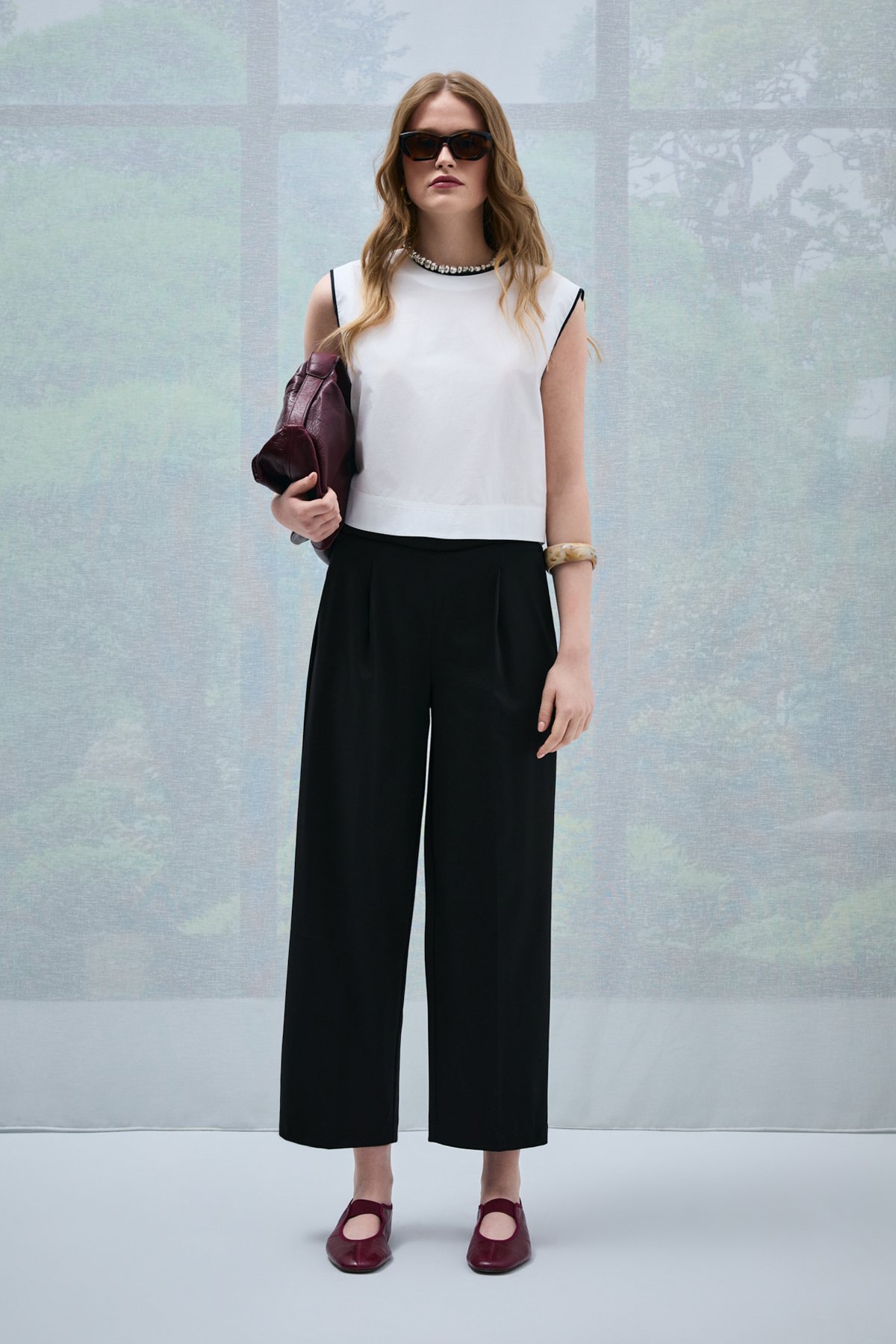 Olıvıa Women's Trousers Black - LUFIAN