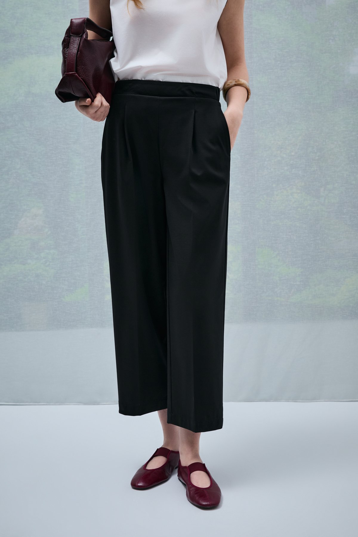 Olıvıa Women's Trousers Black - LUFIAN (1)