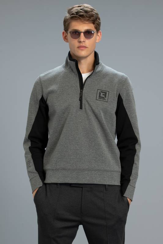 Orıo Male Sweatshirt Grey - 1