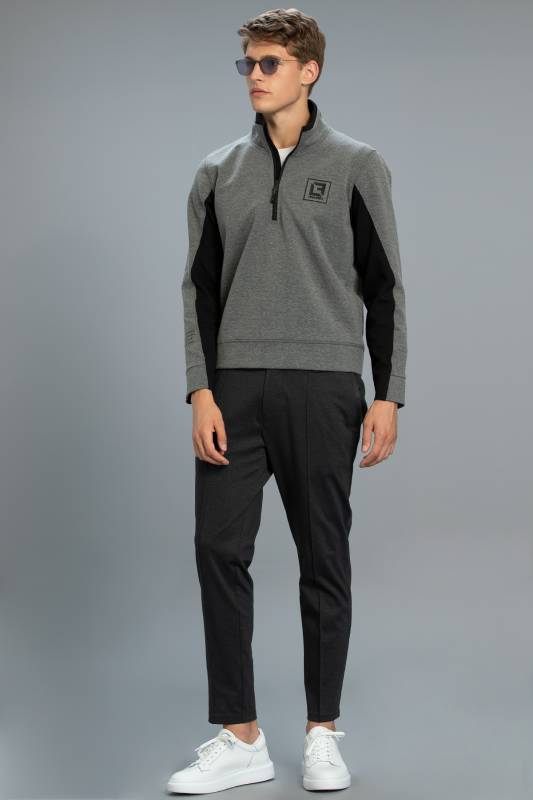 Orıo Male Sweatshirt Grey - 2