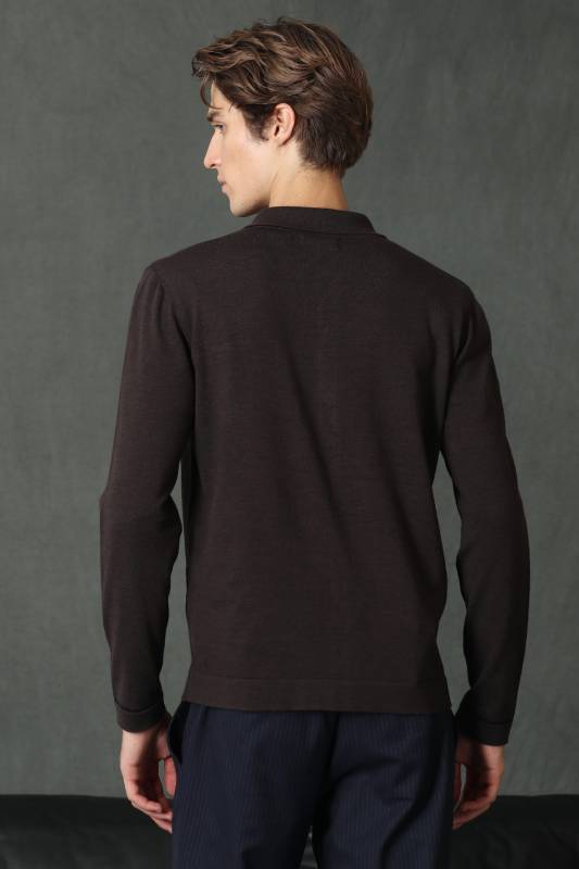 Orka Mens Sweater Brown - 5