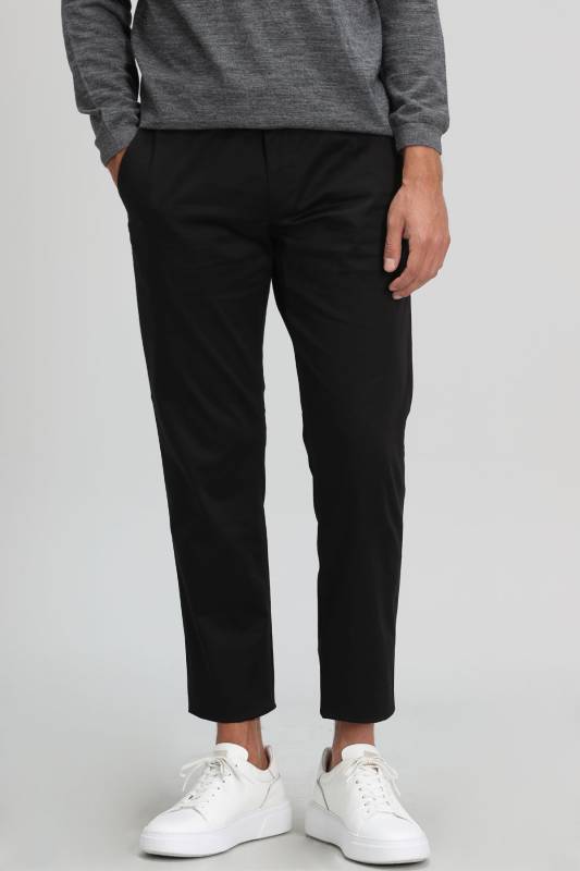 Orla Smart Mens Chino Pants Regular Fıt Black - 1