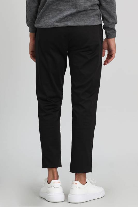 Orla Smart Mens Chino Pants Regular Fıt Black - 3