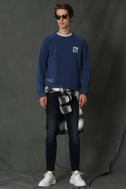 Owen Male Sweatshirt Lıght Navy - 2