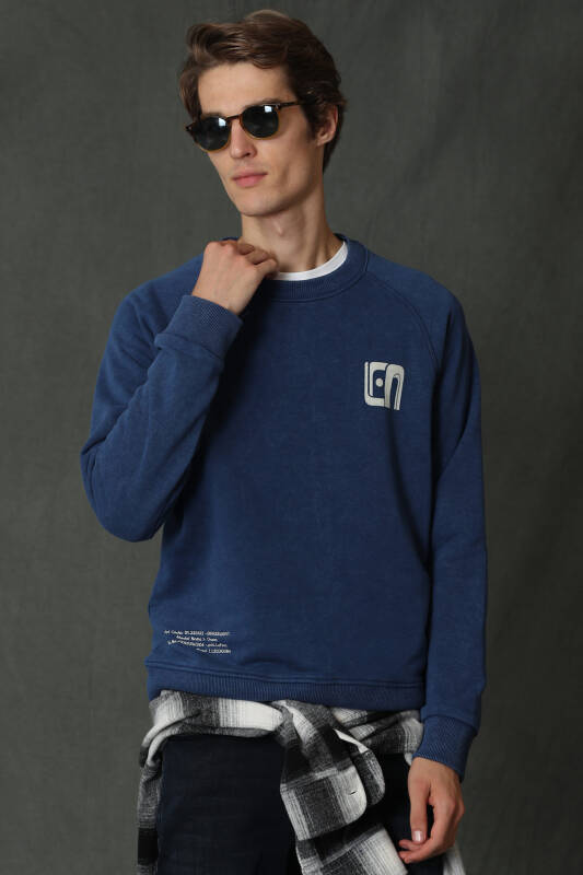 Owen Male Sweatshirt Lıght Navy - 3