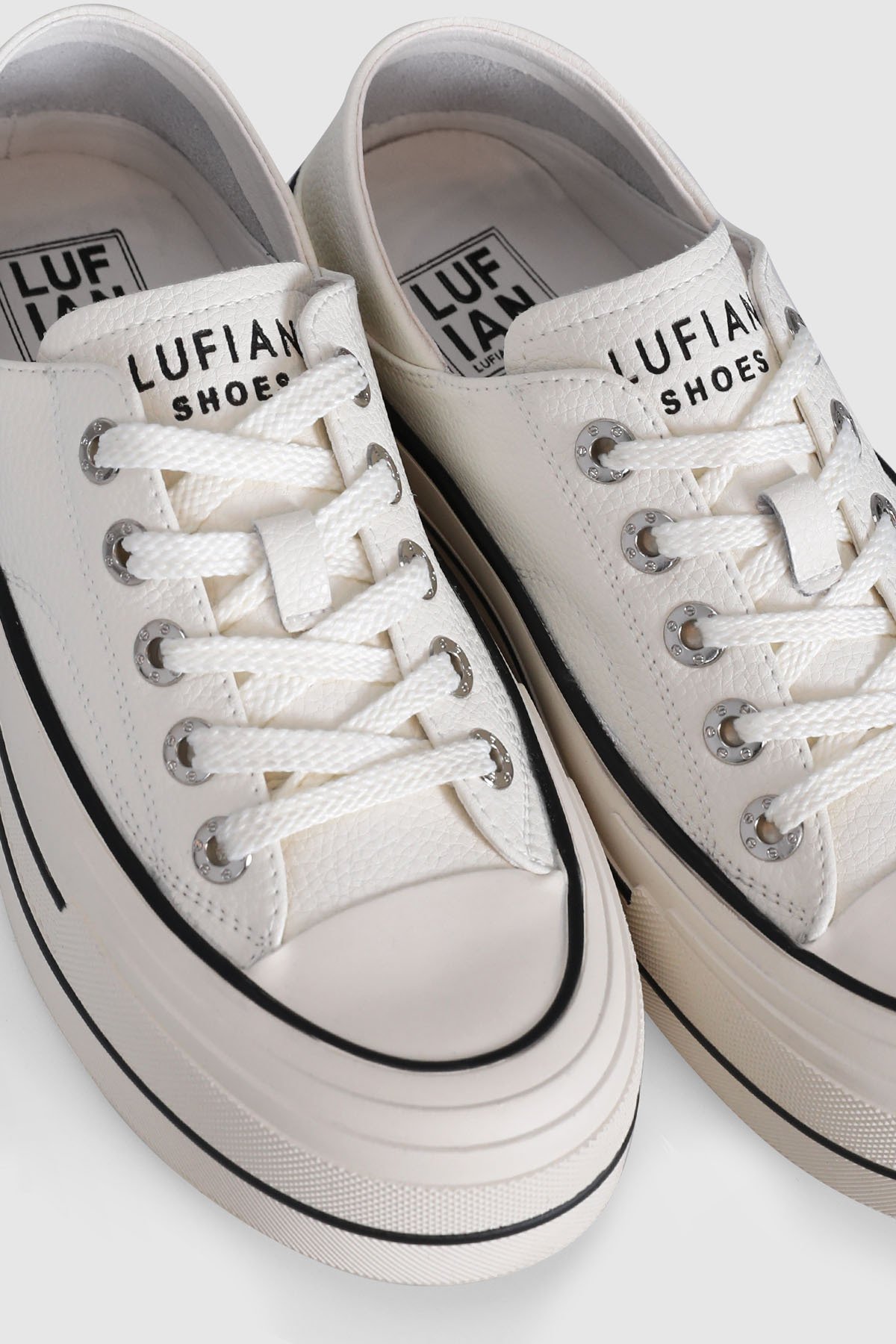 Pamela Women's Sneaker Shoes White - LUFIAN