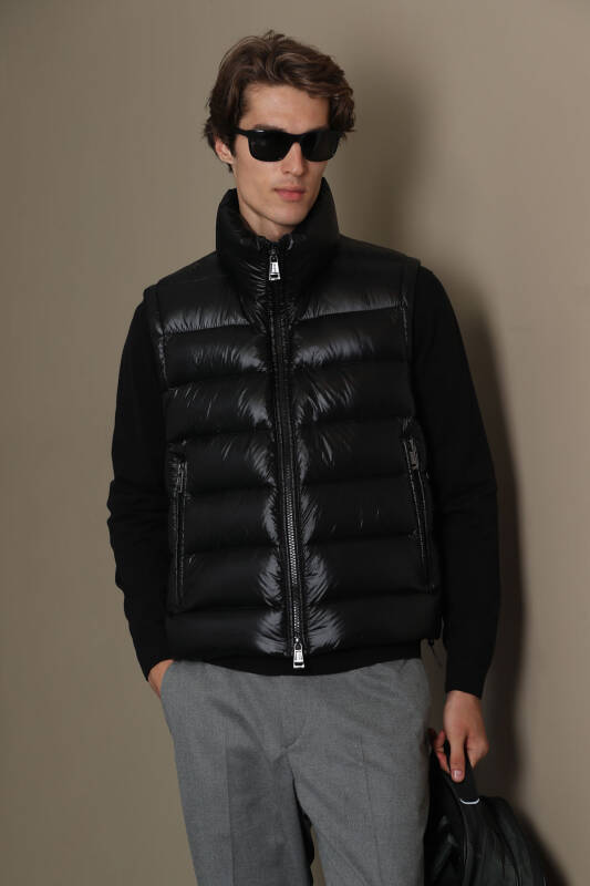 Peter Goose Feather Mens Vest Black - 1