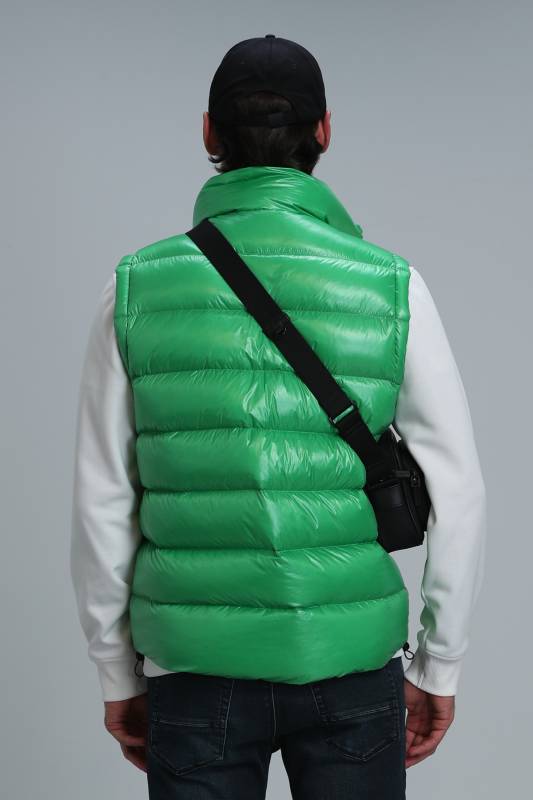 Peter Goose Feather Mens Vest Green - 6