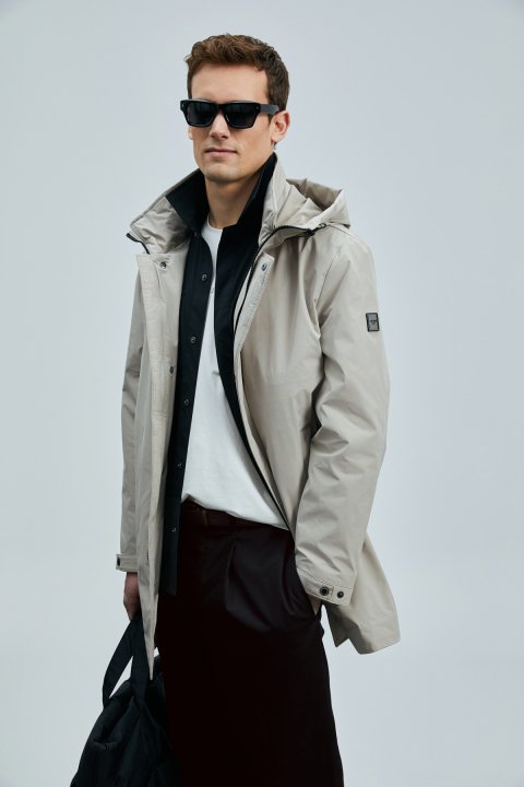 Peter Men's Coat Camel Hair - LUFIAN