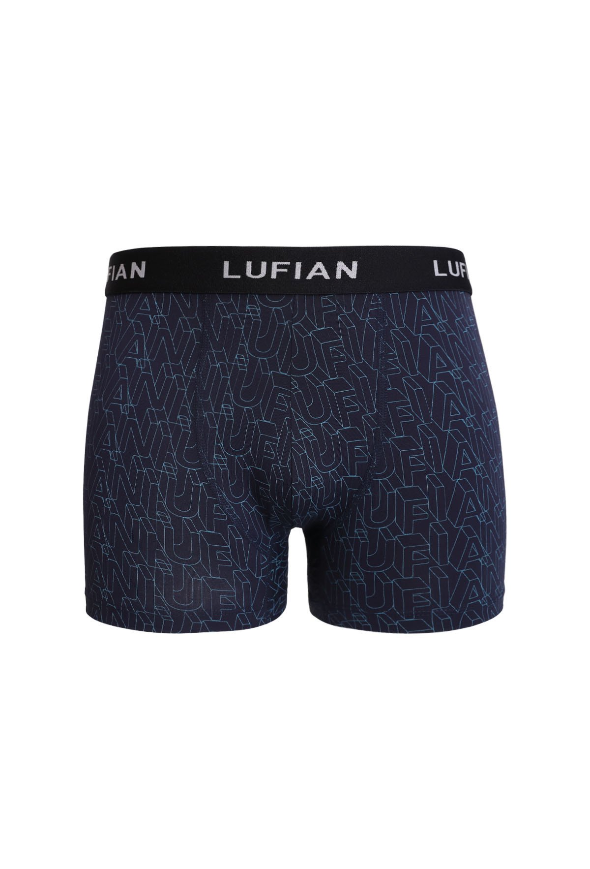 Anka Men's Cotton Boxer Navy Blue - LUFIAN