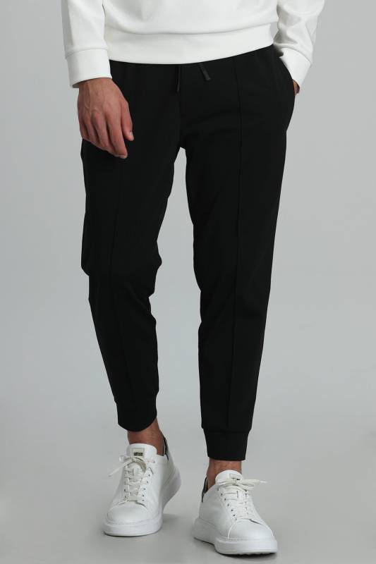 Pıata Sports Mens Chino Pants Slım Fıt Black - 2