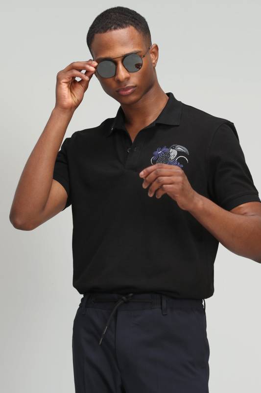 Pılate Sports Polo Mens T - Shirt Black - 3